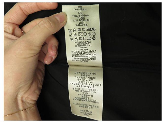 TRENCH MANTEAU BURBERRY BRIT 3751415 ALGODÓN M 38 CINTURÓN Negro - vista 11