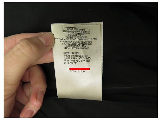 TRENCH MANTEAU BURBERRY BRIT 3751415 ALGODÓN M 38 CINTURÓN Negro - vista 12