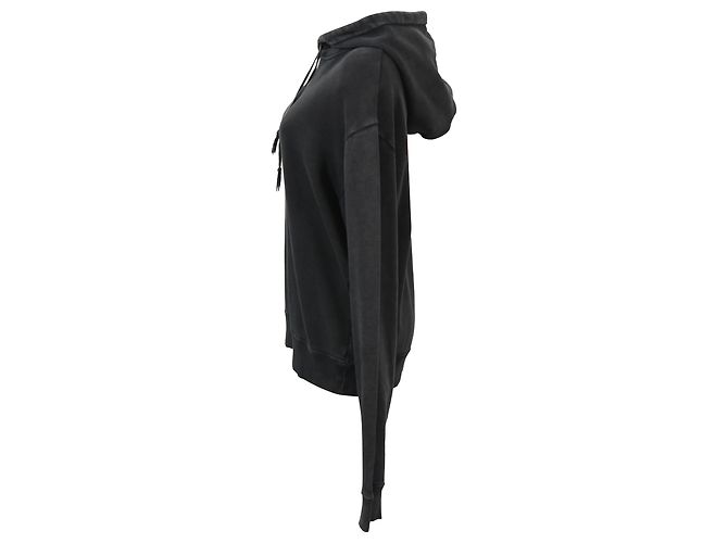Sudadera de algodón negro adornada Saint Laurent 1971 - vista 2