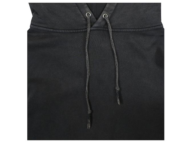 Sudadera de algodón negro adornada Saint Laurent 1971 - vista 4
