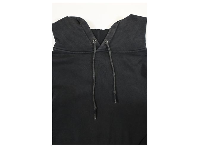 Sudadera de algodón negro adornada Saint Laurent 1971 - vista 9
