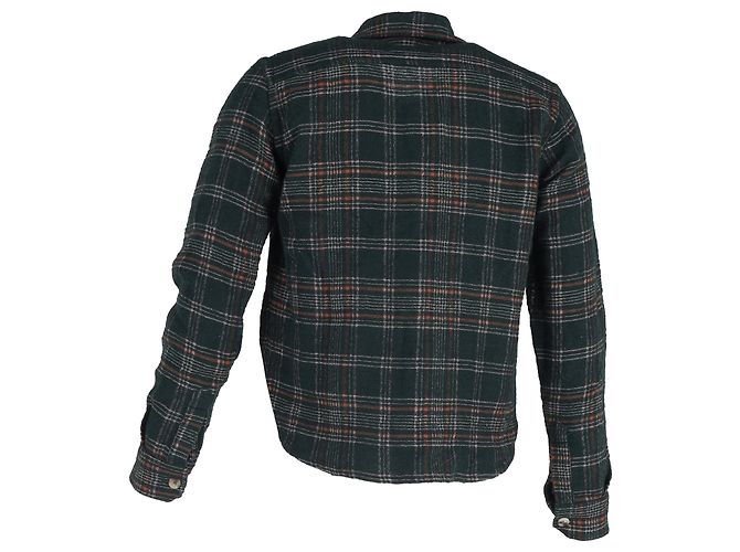 Isabel Marant Plaid Buttoned Long Sleeve Shirt in Olive Cotton Green Olive green - view 3