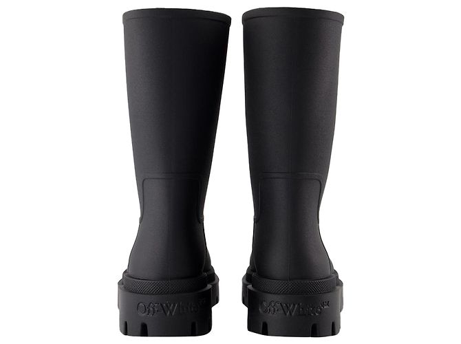 Reboot Rainy Days Sneakers - OFF WHITE - Leather - Black - view 3