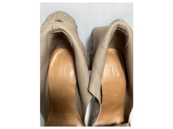 Botines Mossa con tachuelas en ante marrón de Isabel Marant Castaño Roja - vista 17