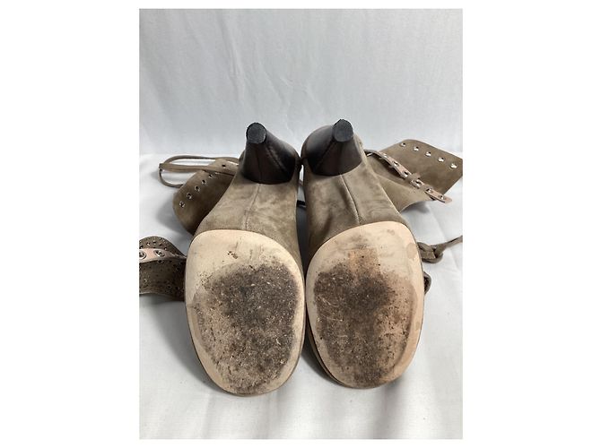 Botines Mossa con tachuelas en ante marrón de Isabel Marant Castaño Roja - vista 18