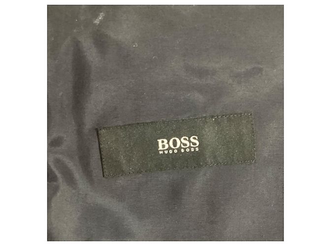 Blazer xadrez de botão único em lã cinza da Boss por Hugo Boss - vista 6