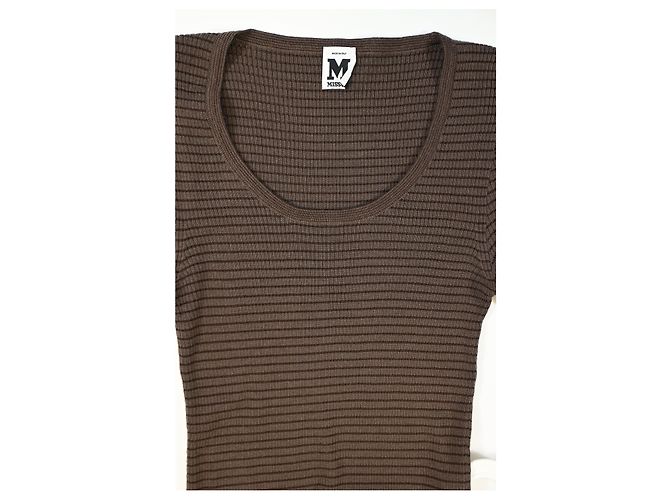 Set in lana marrone con maniche a campana e gonna midi Missoni - vista 19