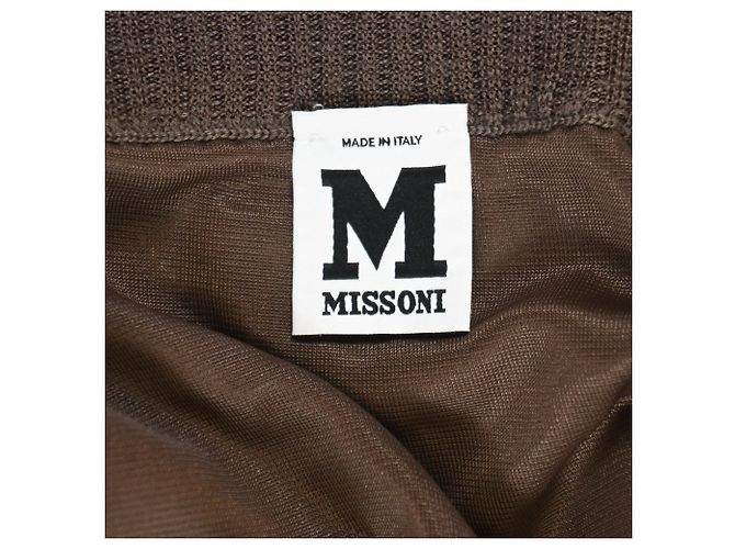 Set in lana marrone con maniche a campana e gonna midi Missoni - vista 7
