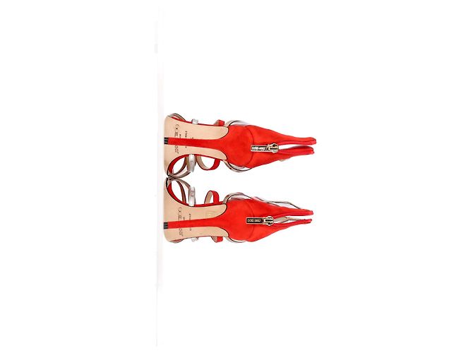 Sandali Maitai Jimmy Choo in suede rosso - vista 13