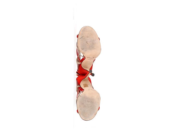 Sandali Maitai Jimmy Choo in suede rosso - vista 14