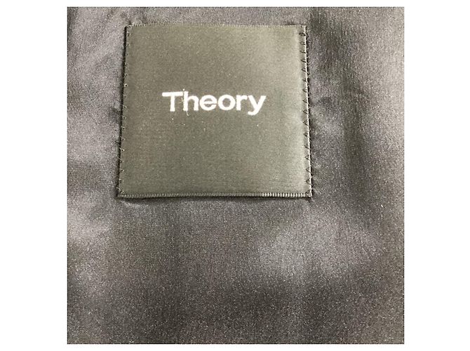 Theory Single-Breasted Blazer in Grey Polyamide - view 5