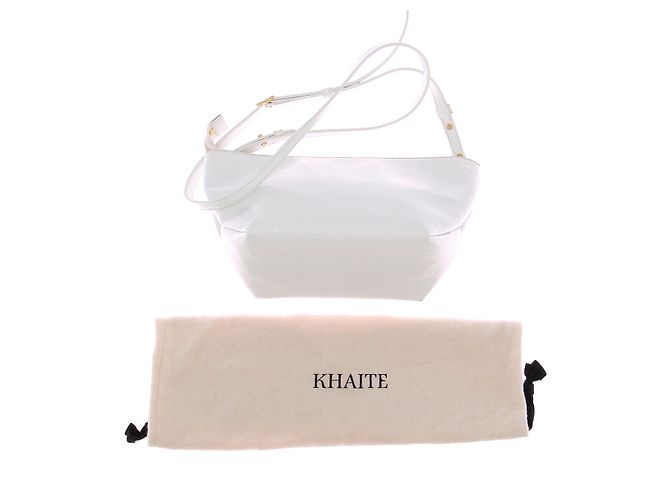 Borse KHAITE T. Pelle verniciata Bianco - vista 8