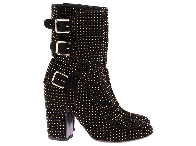 LAURENCE DACADE Stivaletti T.EU 36 Camoscio Nero - vista 2