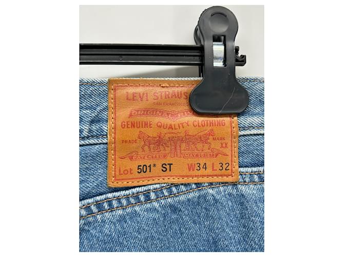 Jeans LEVI'S T.US 34 Cotone Blu - vista 3