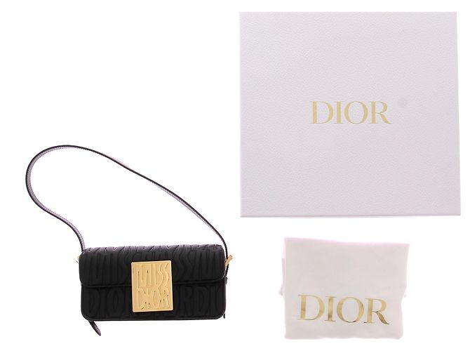 Bolsos DIOR T. Cuero Negro - vista 8