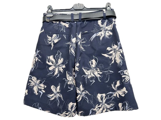 Autre Marque SYSTEM Pantaloni Corti T.Internazionale L Cotone Blu navy - vista 2