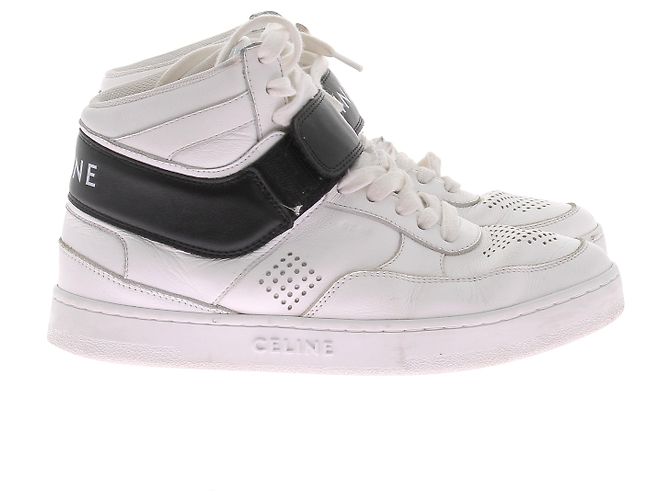 Céline Sneakers CELINE T.EU 36 Pelle Bianco - vista 3