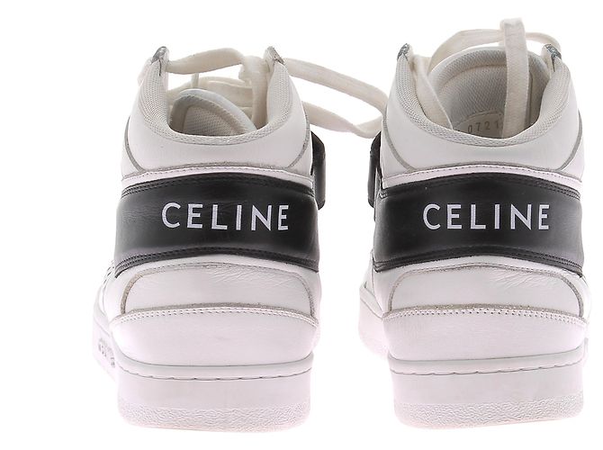 Céline Sneakers CELINE T.EU 36 Pelle Bianco - vista 4