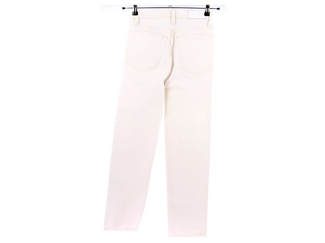 Jeans RE/DONE T.US 26 Cotone Bianco - vista 2