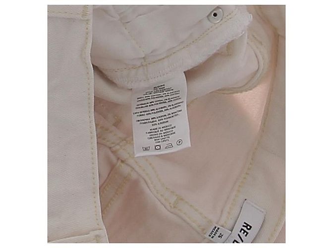 Jeans RE/DONE T.US 26 Cotone Bianco - vista 4