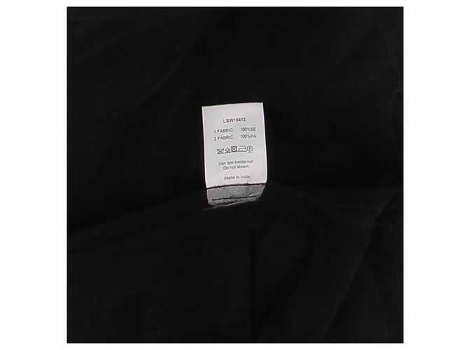 Autre Marque SILVIA ASTORE Kleid T.IT 40 Seide Schwarz - Ansicht 7
