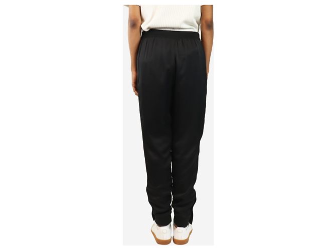 Tom Ford Schwarze Satin-Jogginghosen - Größe UK 6 - Ansicht 3