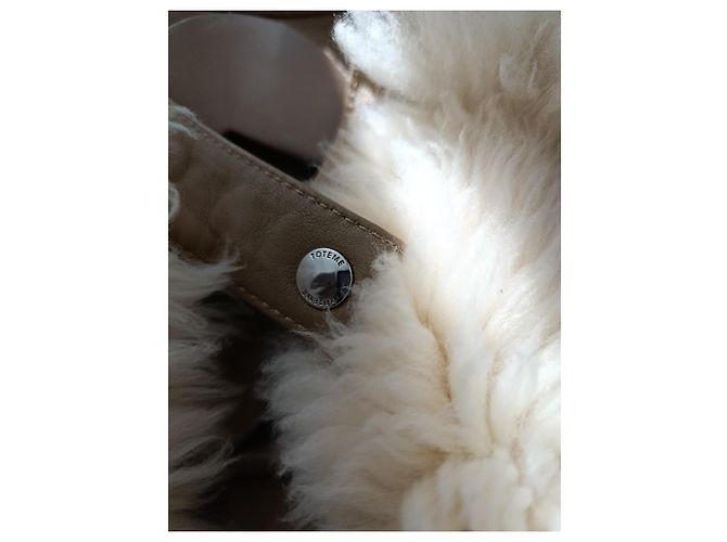 Totême Abrigo de shearling Toteme Blanco - vista 8