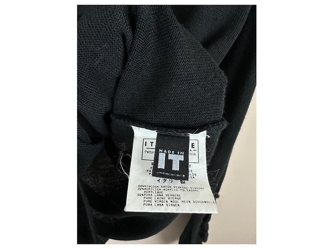 Vintage Wollpullover Versace Jeans Couture Schwarz - Ansicht 11