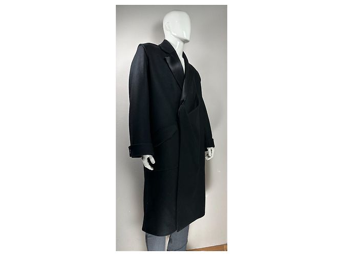 Autre Marque Bianca Saunders Runway Wool Black Coat - view 4