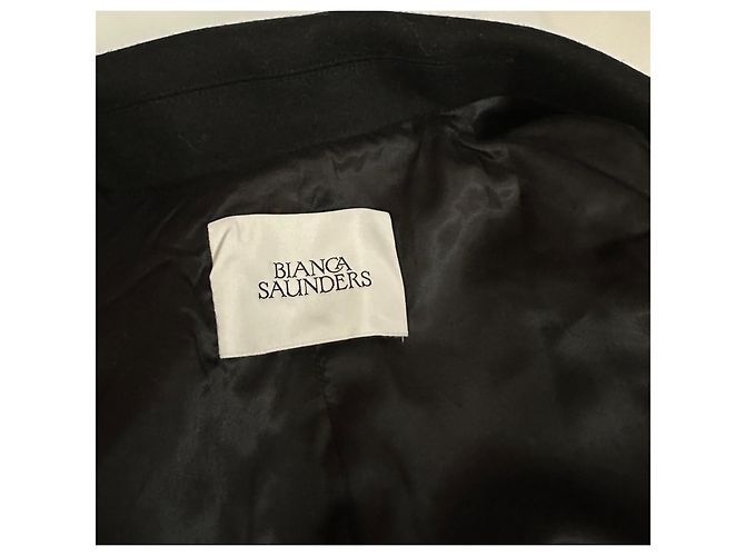 Autre Marque Bianca Saunders Runway Wool Black Coat - view 9