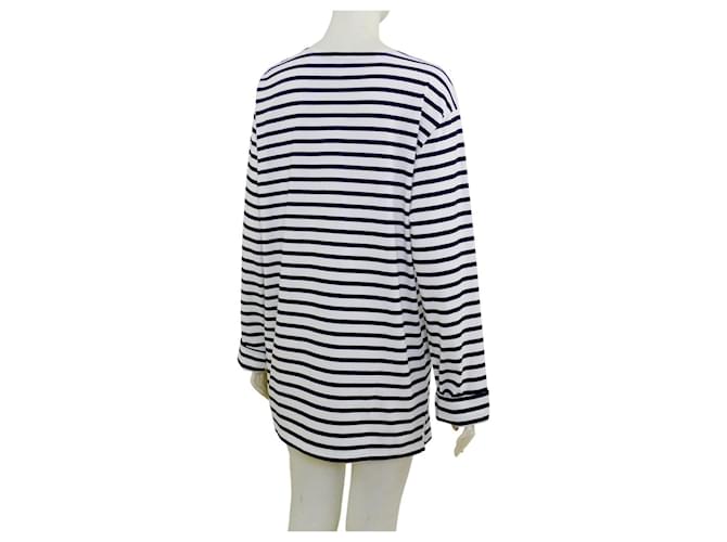Chanel Top Nero Bianco - vista 3