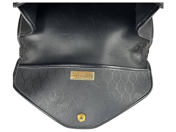 Borsa a Spalla Monogramma Nero e Oro Christian Dior D'oro - vista 10