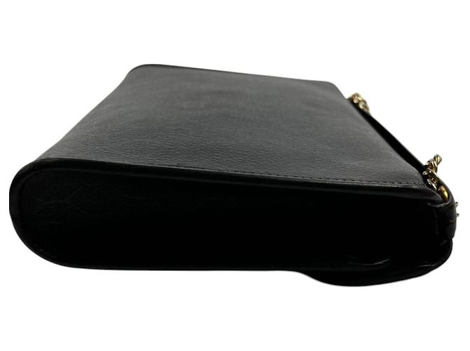 Borsa a Spalla Monogramma Nero e Oro Christian Dior D'oro - vista 5