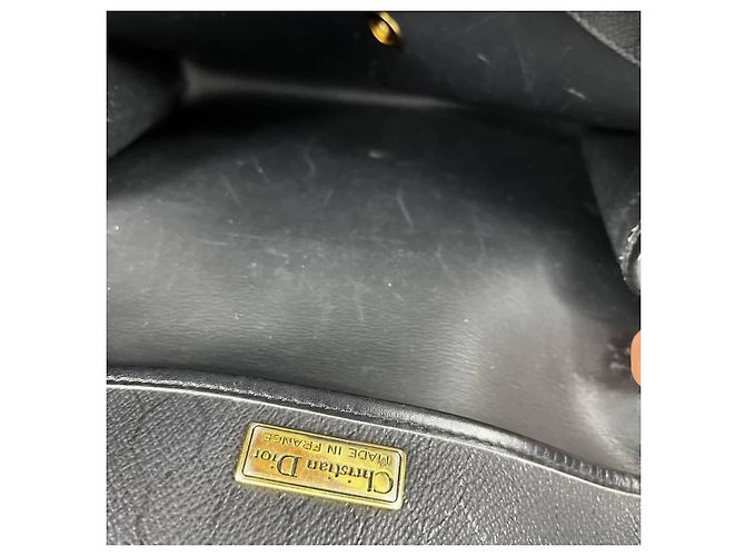 Borsa a Spalla Monogramma Nero e Oro Christian Dior D'oro - vista 9