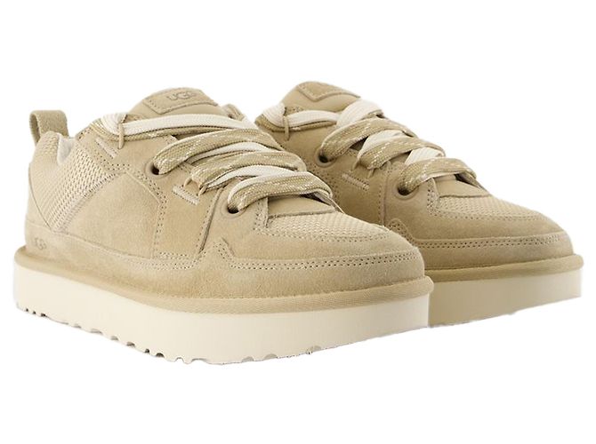 Zapatillas W Lo Lowmel - UGG - Cuero - Beige - vista 2