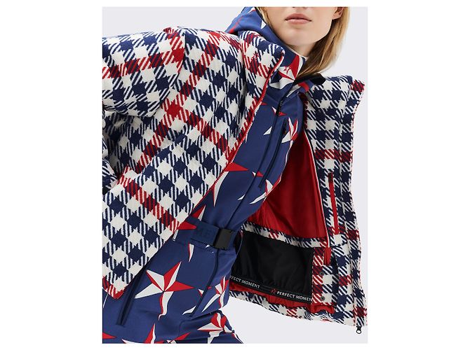 Perfect Moment star gingham polywool - view 2