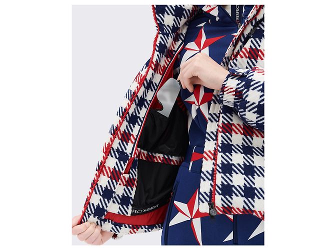 Perfect Moment star gingham polywool - view 3
