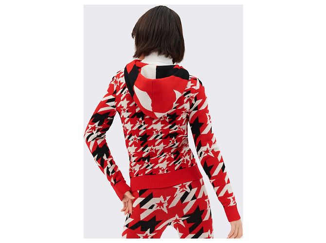 Perfect Moment Neue Strick-Hoodie für Frauen - Chef Rot - Ansicht 2