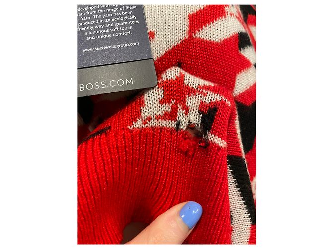 Perfect Moment Neue Strick-Hoodie für Frauen - Chef Rot - Ansicht 3