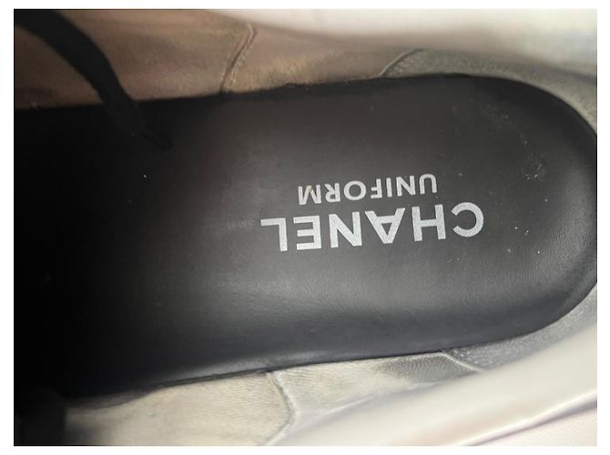 Cesta da Uomo Chanel, Taglia 40 Nero Bianco - vista 10