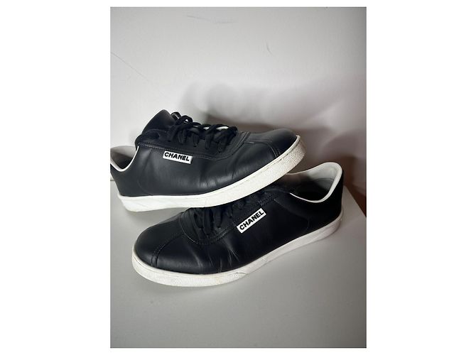 Cesta da Uomo Chanel, Taglia 40 Nero Bianco - vista 13