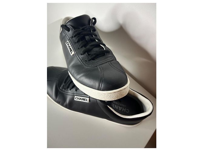 Cesta da Uomo Chanel, Taglia 40 Nero Bianco - vista 15