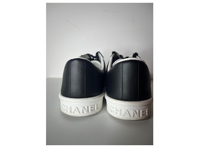 Cesta da Uomo Chanel, Taglia 40 Nero Bianco - vista 2