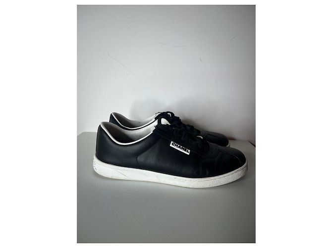 Cesta da Uomo Chanel, Taglia 40 Nero Bianco - vista 3