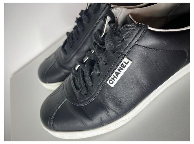 Cesta da Uomo Chanel, Taglia 40 Nero Bianco - vista 6