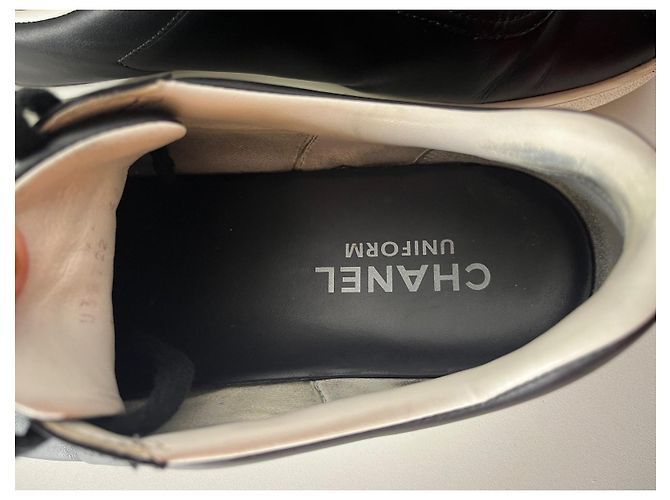Cesta da Uomo Chanel, Taglia 40 Nero Bianco - vista 9