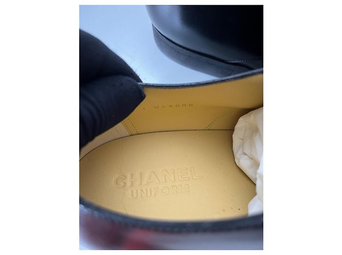 Scarpe da Uomo Chanel, modello Richelieu Nero - vista 11