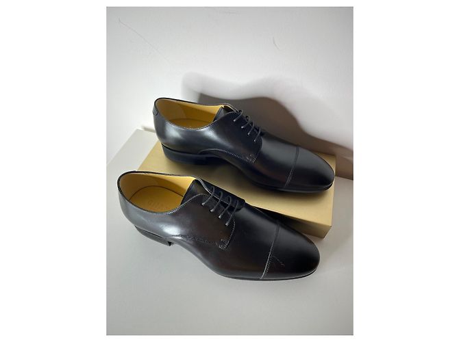 Scarpe da Uomo Chanel, modello Richelieu Nero - vista 3