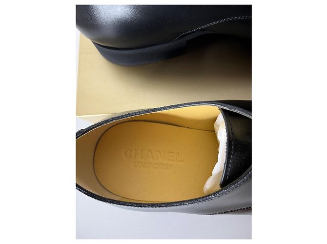 Scarpe da Uomo Chanel, modello Richelieu Nero - vista 5