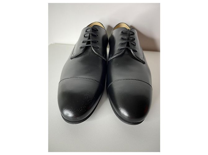 Scarpe da Uomo Chanel, modello Richelieu Nero - vista 6